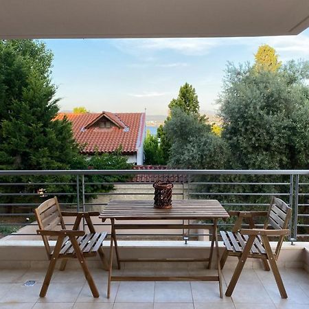 Seaside One-Bedroom On Chalkis Esterno foto