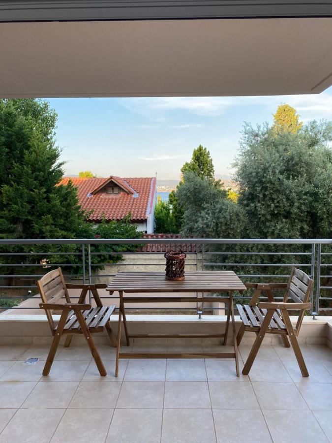 Seaside One-Bedroom On Chalkis Esterno foto
